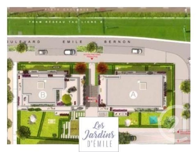 Appartement F2 &agrave; louer - 2 pi&egrave;ces - 40,15 m2 - St Jean De Braye - 45 - CENTRE