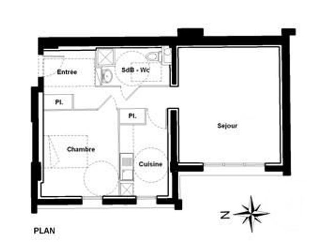 Appartement T2 à vendre - 2 pièces - 56,72 m2 - Orleans - 45 - CENTRE