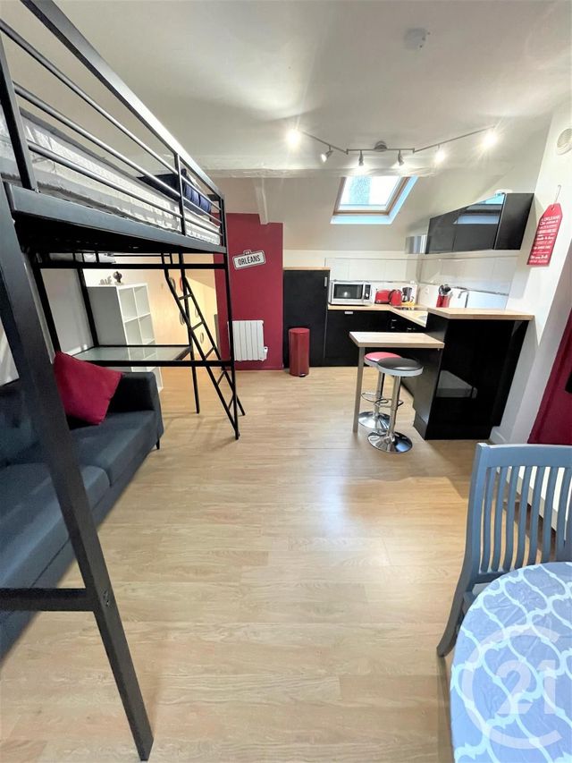 Appartement F1 &agrave; louer - 1 pi&egrave;ce - 24 m2 - Orleans - 45 - CENTRE
